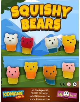 SQUISHY BEARS 55mm 200 szt....