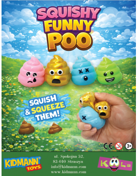 SQUISHY FUNNY POO 55mm 100...
